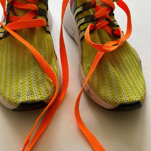 Men's Adidas EQT Support Mid ADV Yellow Sneakers size 8.5 - Picture 4 of 13